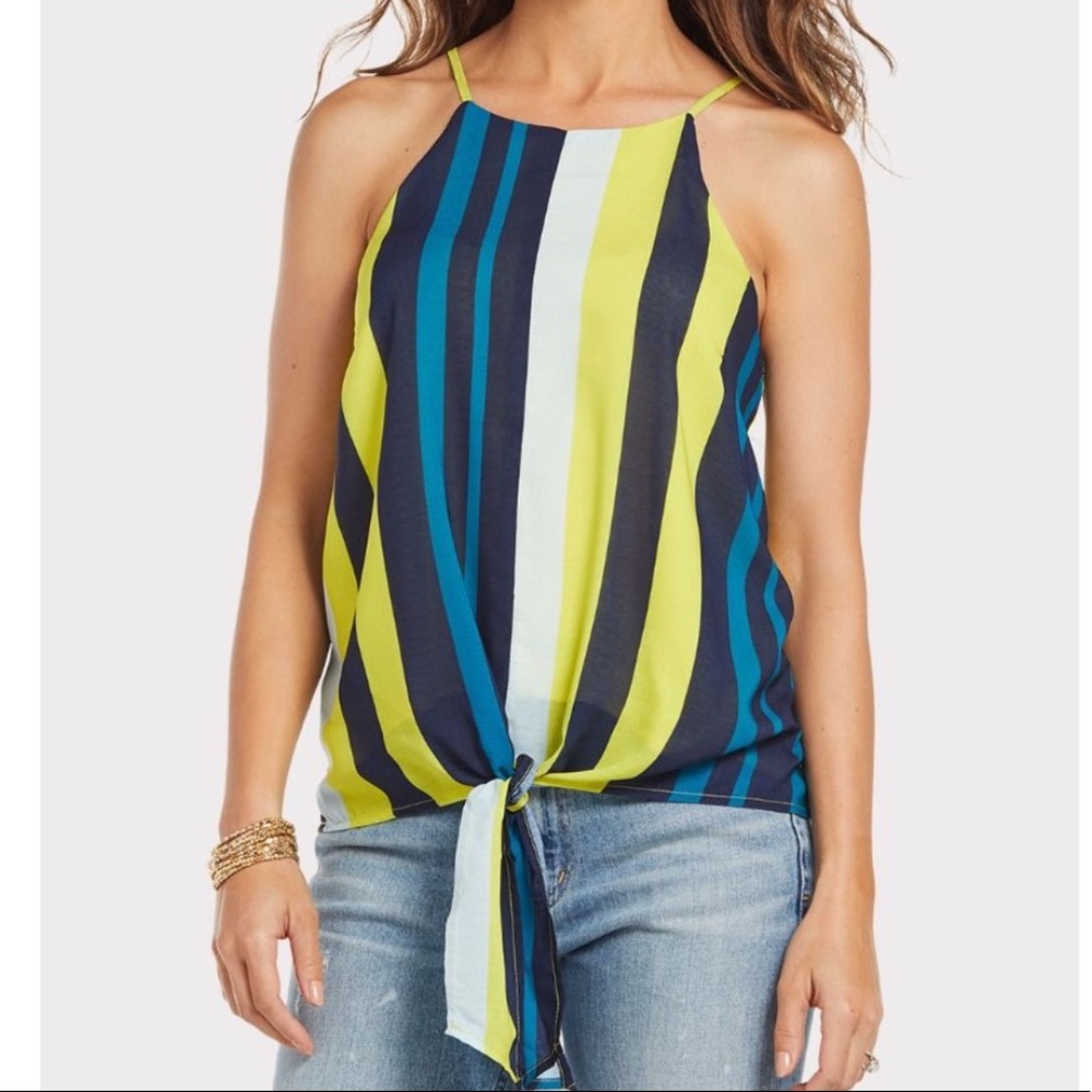 EUC Sunday in Brooklyn Bold Stripe Tie Tank